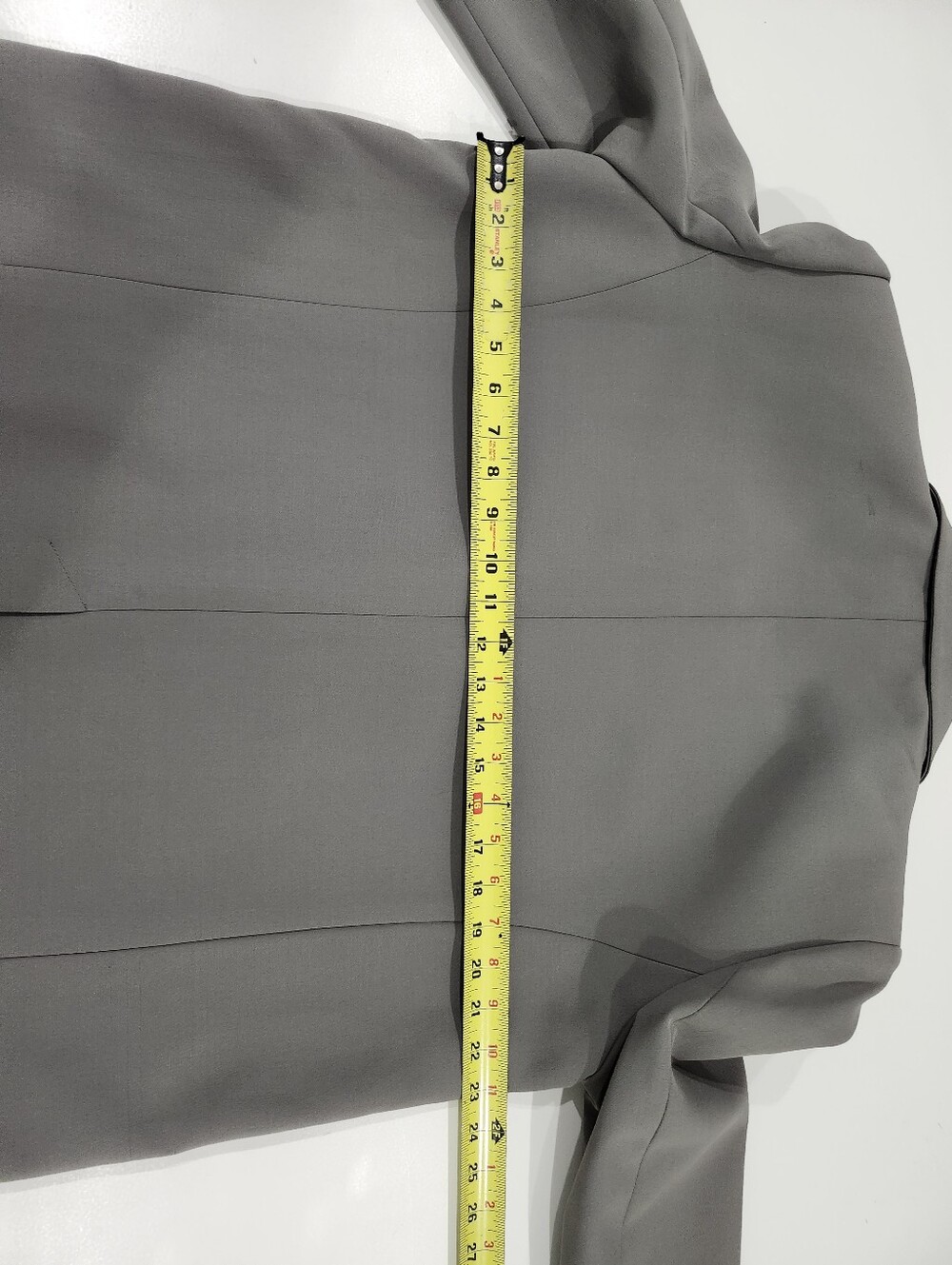 ZARA WOMAN LONGLINE STRAIGHT BLAZER JACKET GRAY Size Large New - Picture 5 of 8